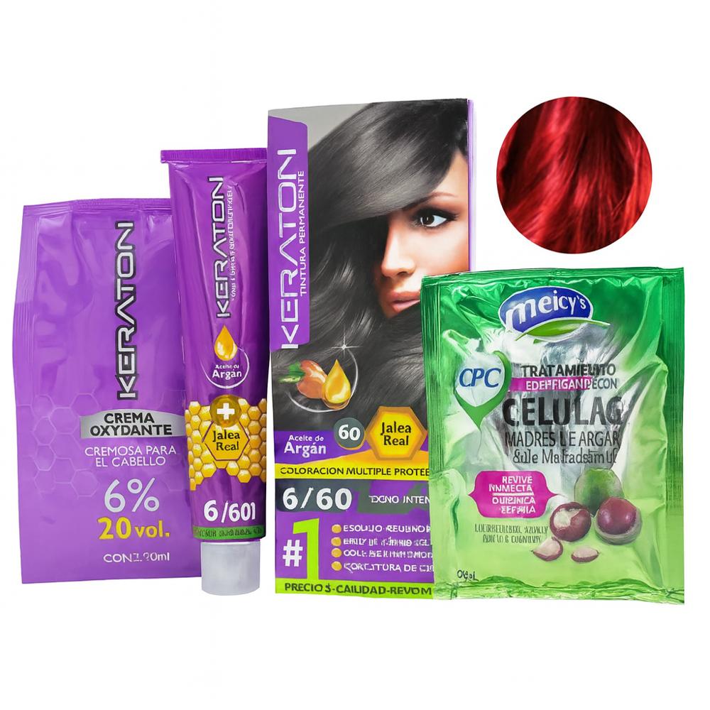 Tinte Keraton Rojo Cereza N.6.60 img #1