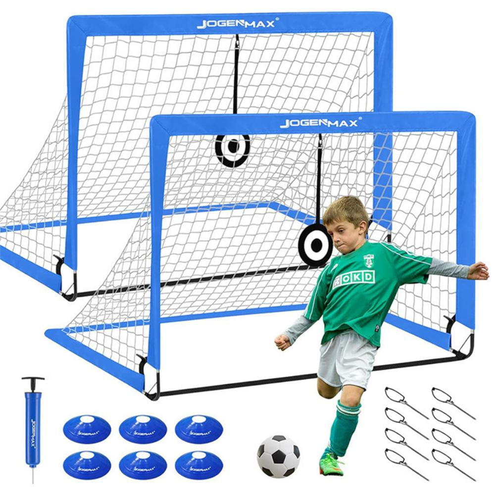 Cancha De Fútbol Infantil Con Accesorios X2 img #1