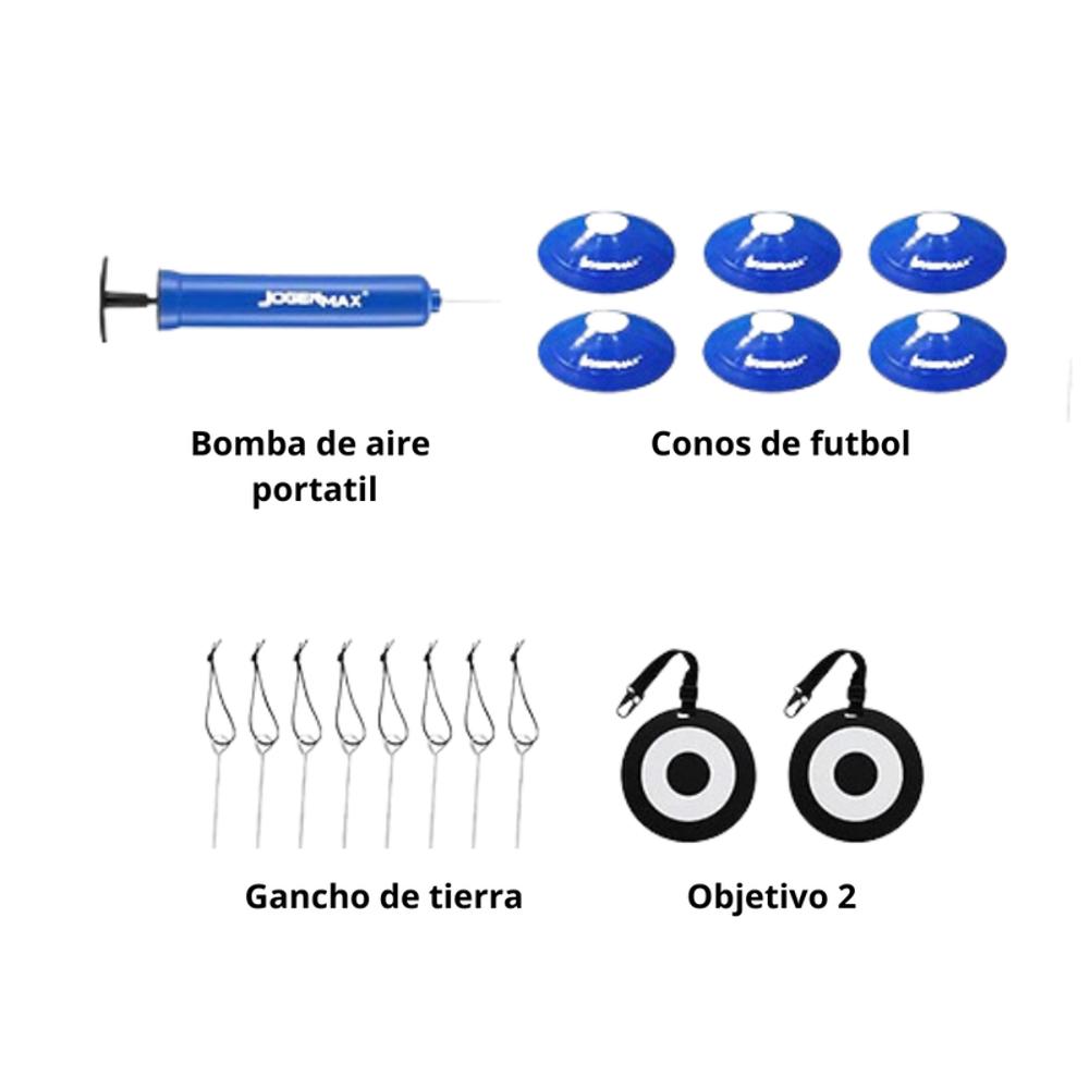 Cancha De Fútbol Infantil Con Accesorios X2 img #4