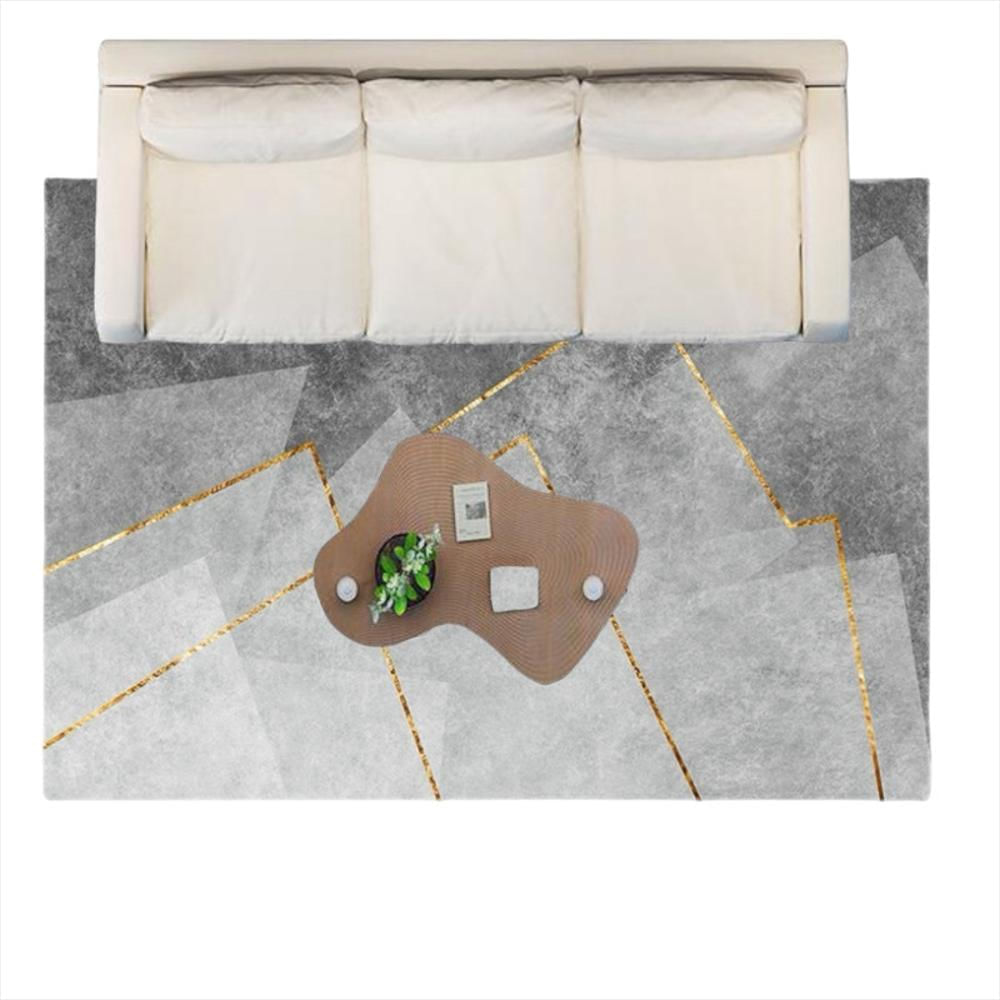 Alfombra Moderna De Lujo Ideal Para Sala Habitación U Oficina 2 img #4