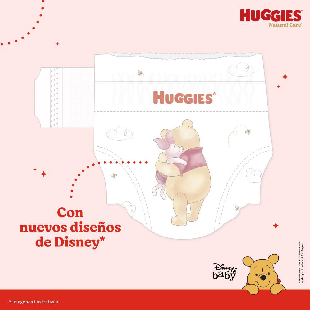 Pañales HUGGIES natural care etapa 2  M (50  und) img #7