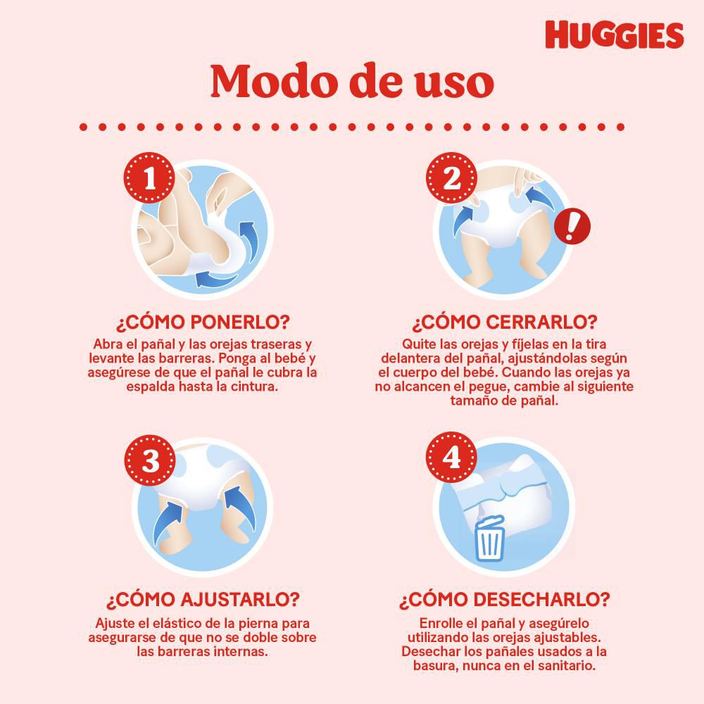 Pañales HUGGIES natural care etapa 2  M (50  und) img #8