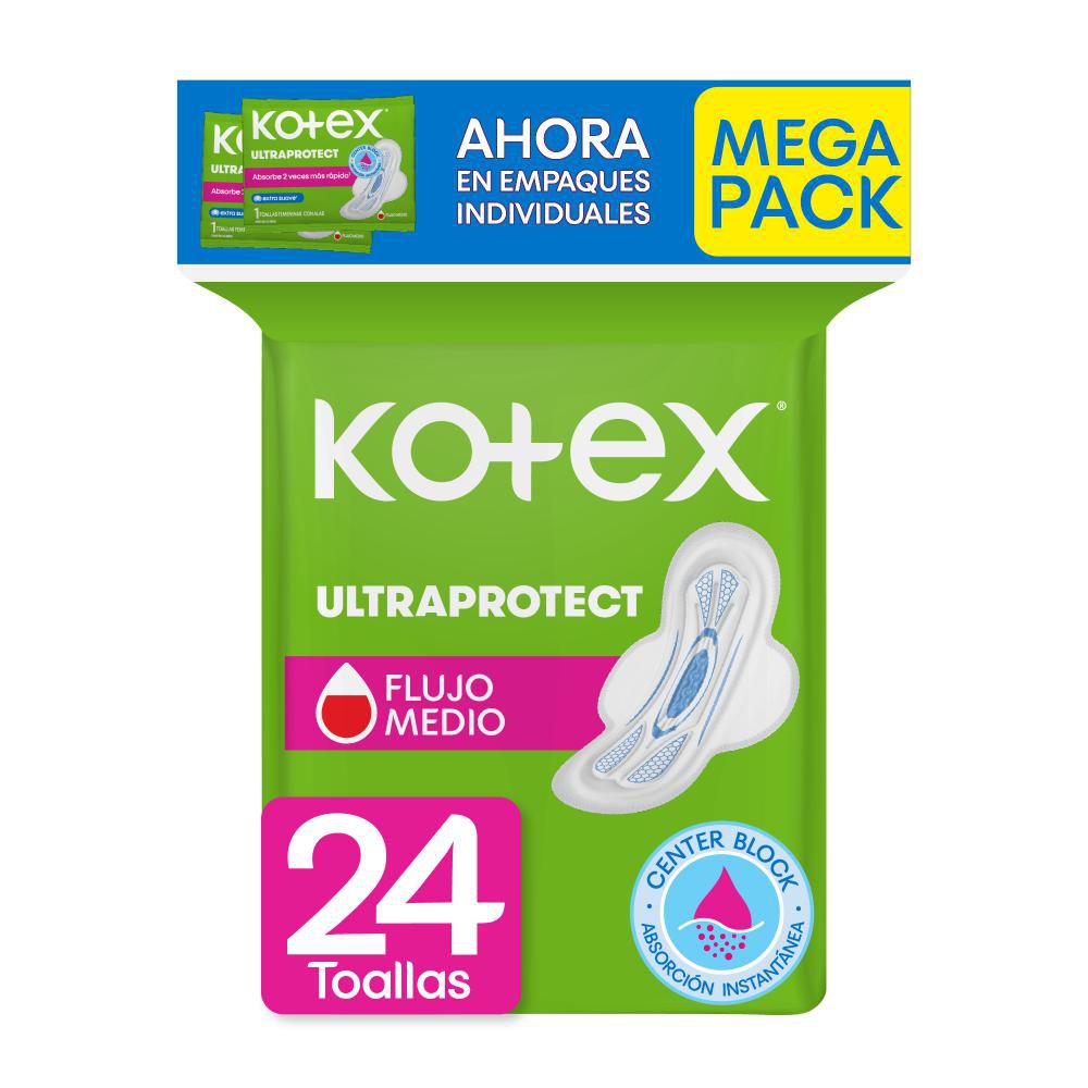Toallas higiénicas KOTEX ultraprotect (24  und) img #1