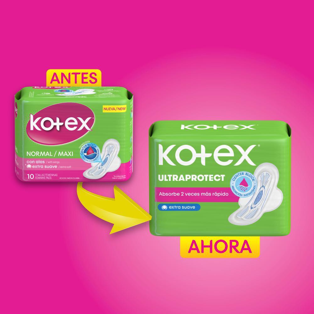 Toallas higiénicas KOTEX ultraprotect (24  und) img #2