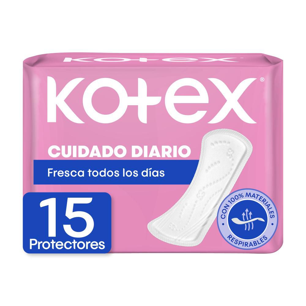 Protectores KOTEX cuidado diario (15  und) img #1