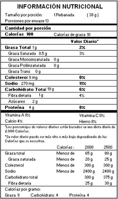 Pan Tajado PAN ARTESANO Blanco  (500  gr) img #2