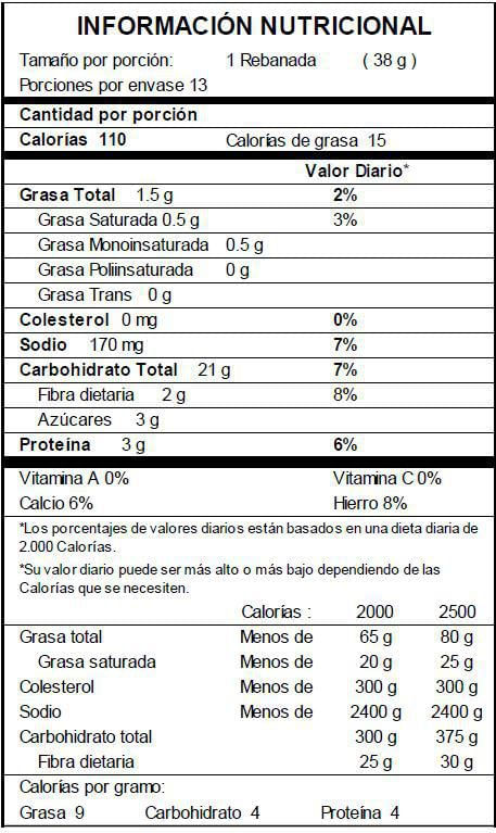Pan Tajado PAN ARTESANO Integral (500  gr) img #2