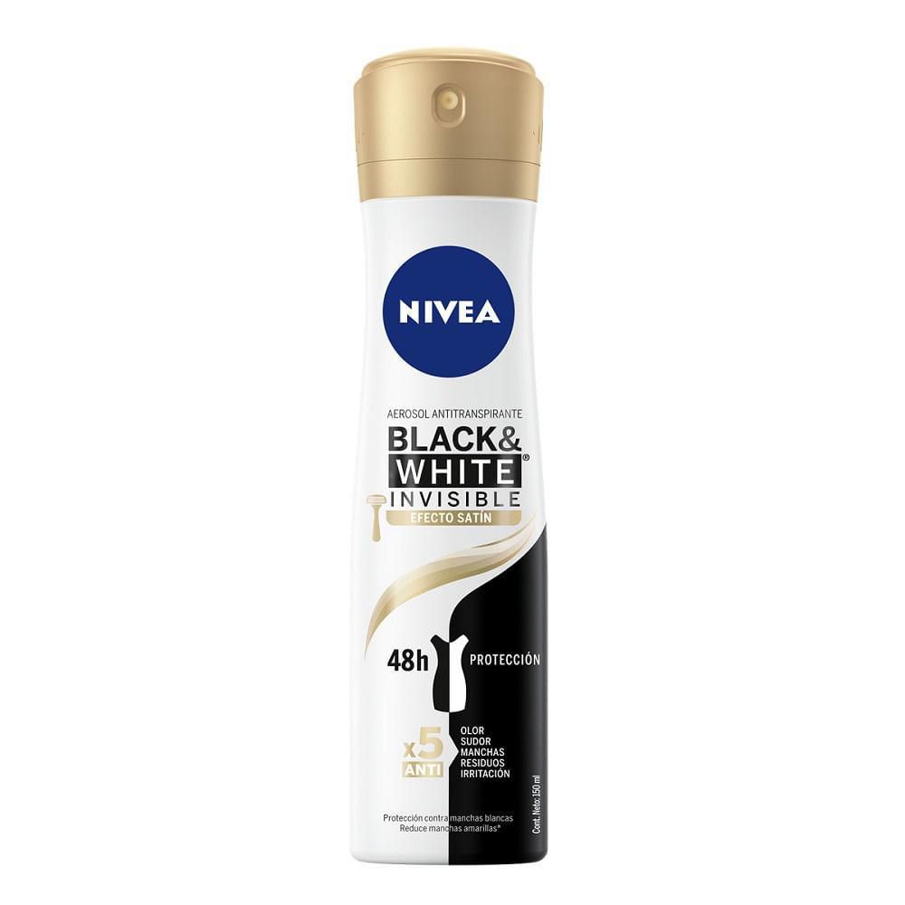 Desodorante NIVEA black & white mujer spray  (150  ml) img #1