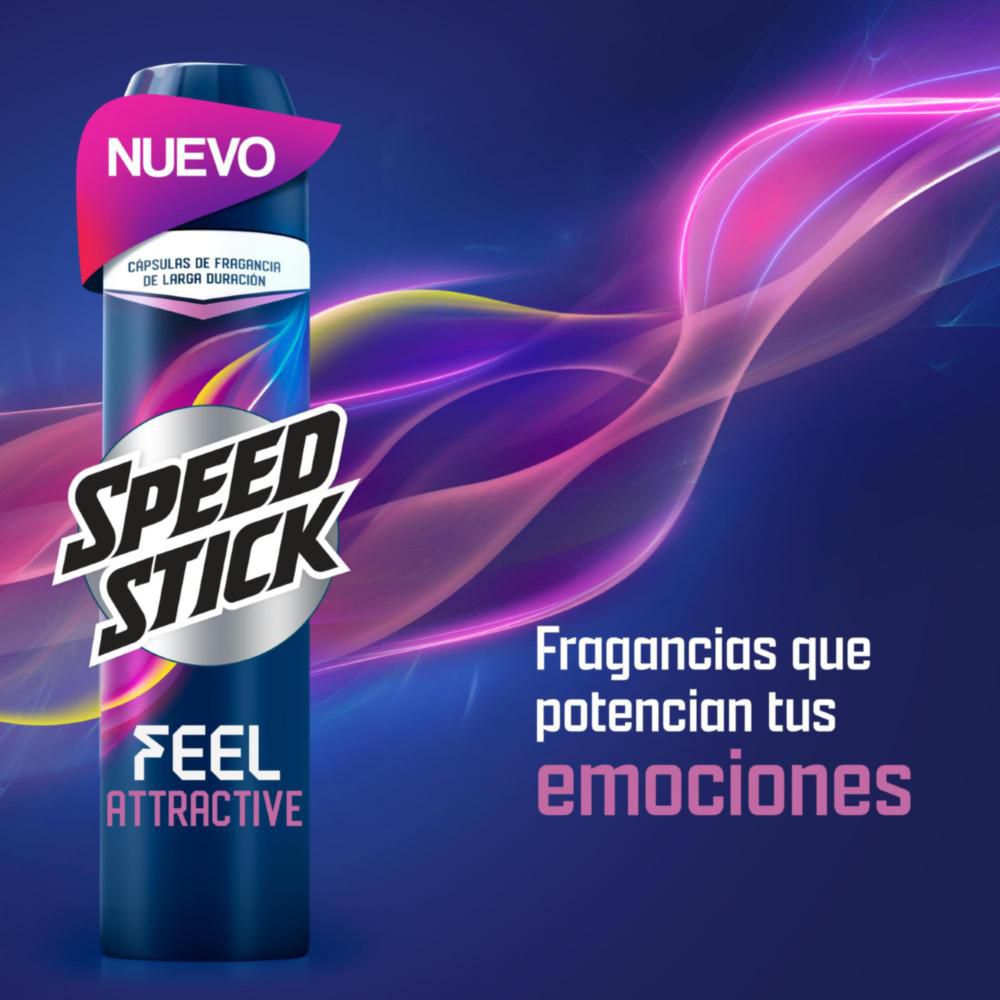 Desodorante SPEED STICK Feel Attractive Aerosol (150  ml) img #7