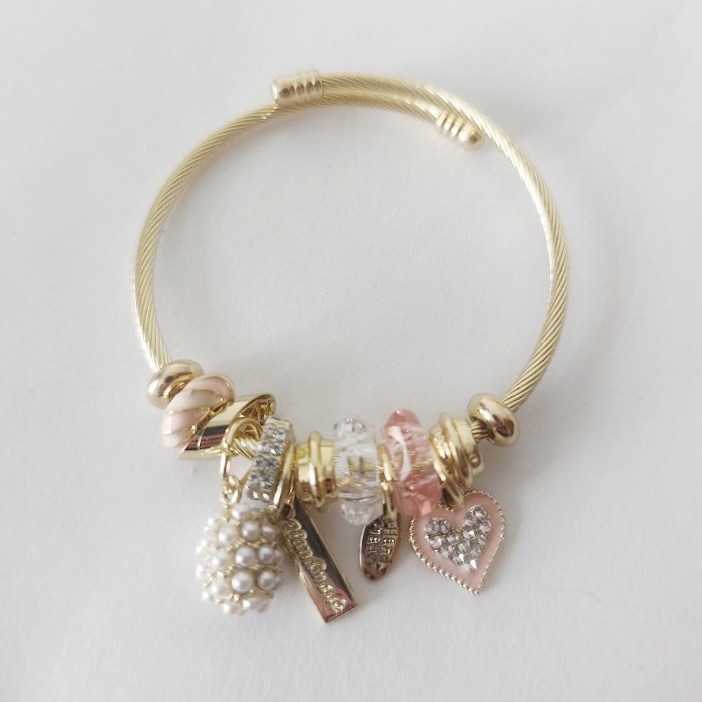 Pulsera Pandora Corazón Perlas img #2