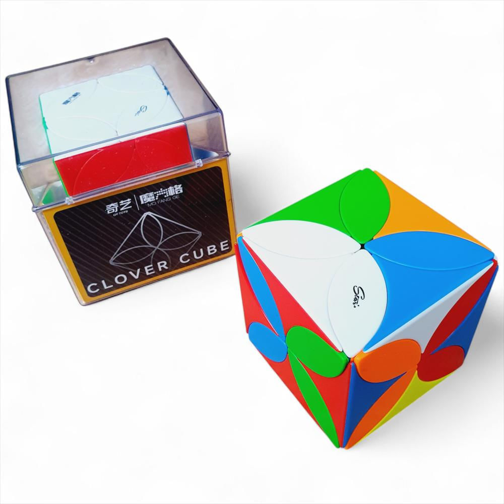 Clover Cube Qiyi Cubo Rubik Trebo Petalos Stickerless Speed img #1