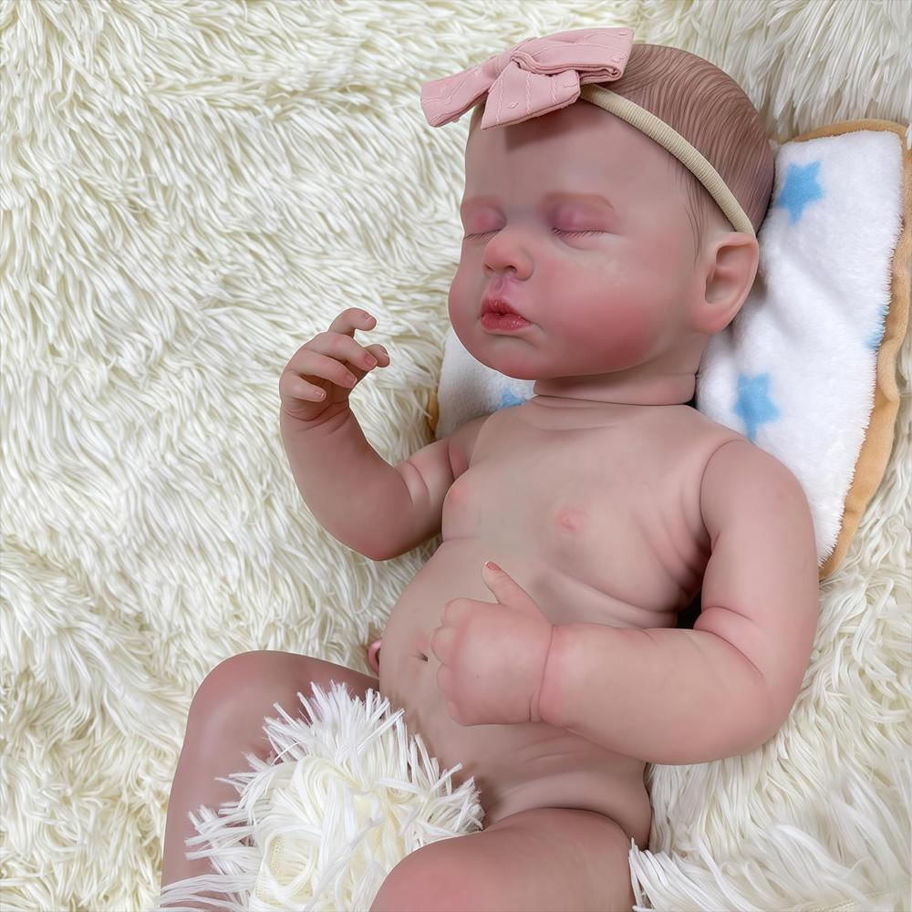 Muñeca Bebé Reborn Cuerpo Completo Vinilo De Silicona img #3