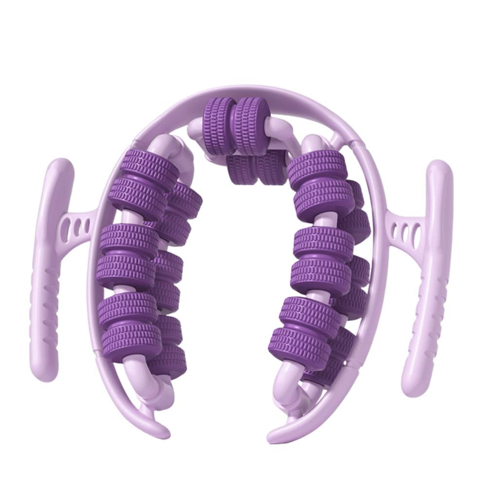 Rodillo De Masaje Anticelulitis Manual 360° Morado img #1