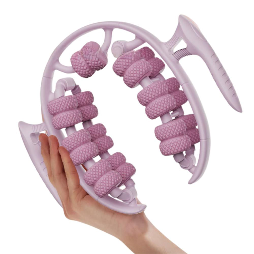 Rodillo De Masaje Anticelulitis Manual 360° Morado img #4