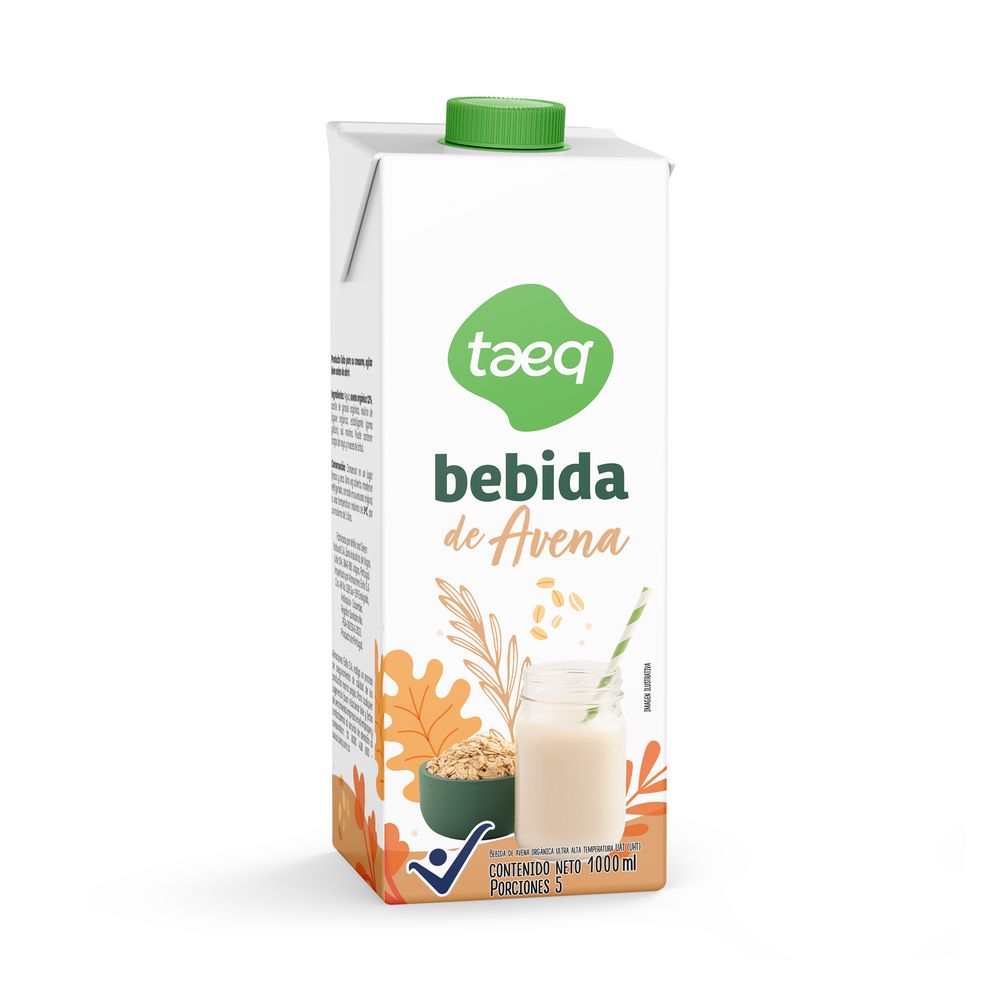 Bebida de avena TAEQ tetra pack (1000  ml) img #1