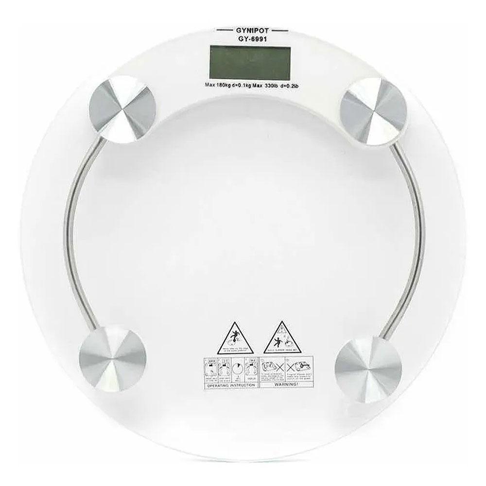 Pesa Personal Vidrio Templado Digital Balanza Bascula Redona Gy 6991 img #2