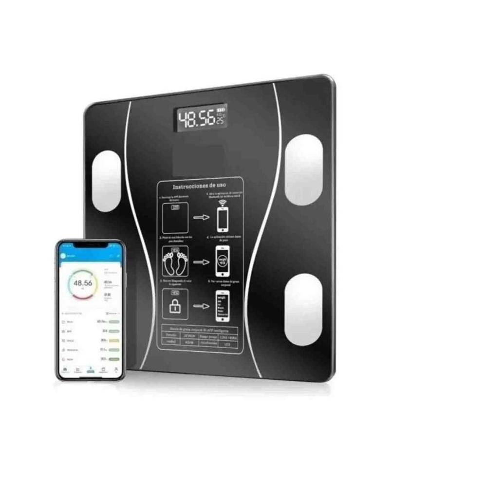 Bascula Inteligente Pesa Bluetooth Vidrio Templado Digital App img #3