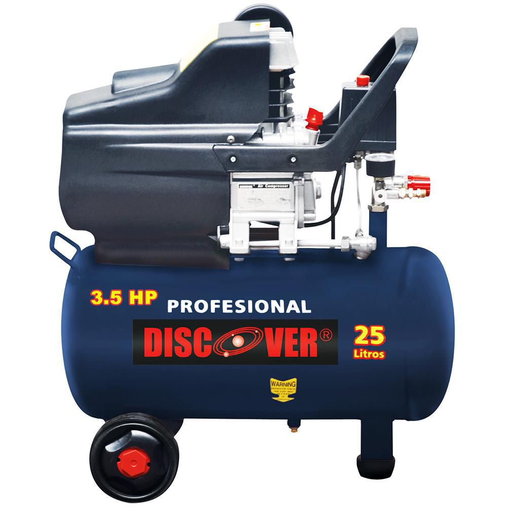 Compresor 3.5Hp 116Psi 25 Litros 8.9Cfm DISCOVER 515015 img #1
