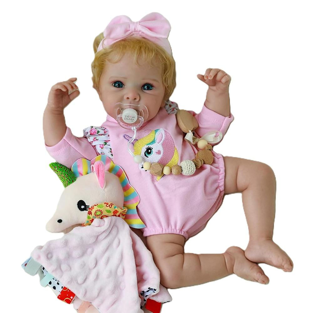 Muñeca Real Bebe Reborn Cuerpo De Algodon Y Silicona Sandra img #1