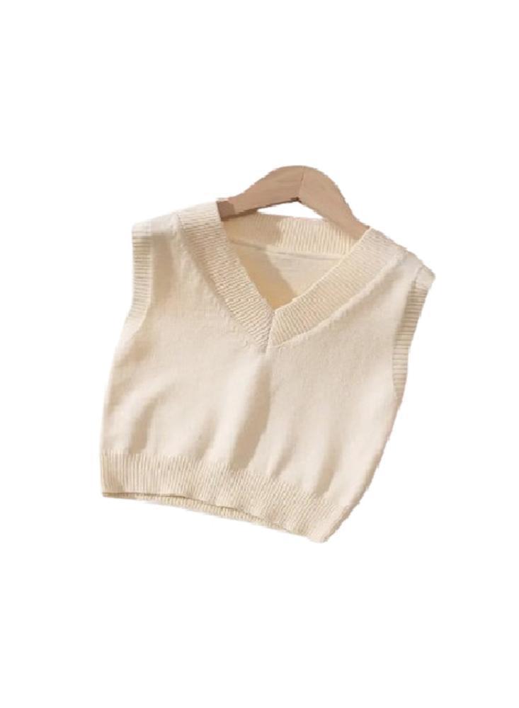 Chaleco Clasico Color Beige img #1