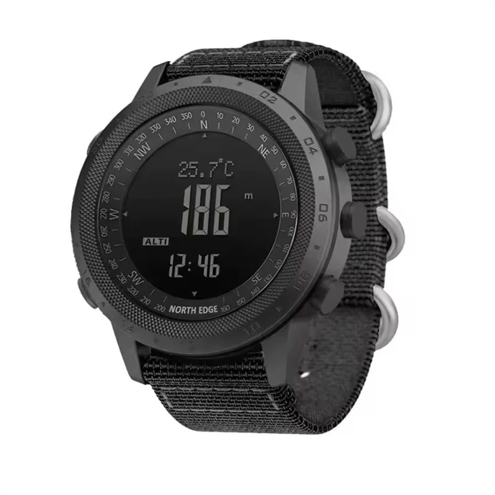 Reloj Inteligente North Edge Desert Para Hombre Altímetro Barómetro Brújula Militar Del Ejército Resistente Al Agua 50M img #3