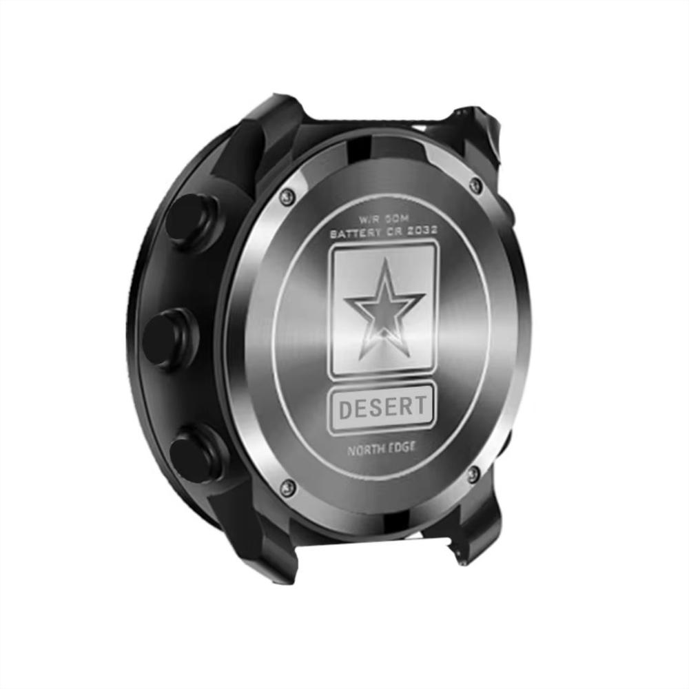 Reloj Inteligente North Edge Desert Para Hombre Altímetro Barómetro Brújula Militar Del Ejército Resistente Al Agua 50M img #5