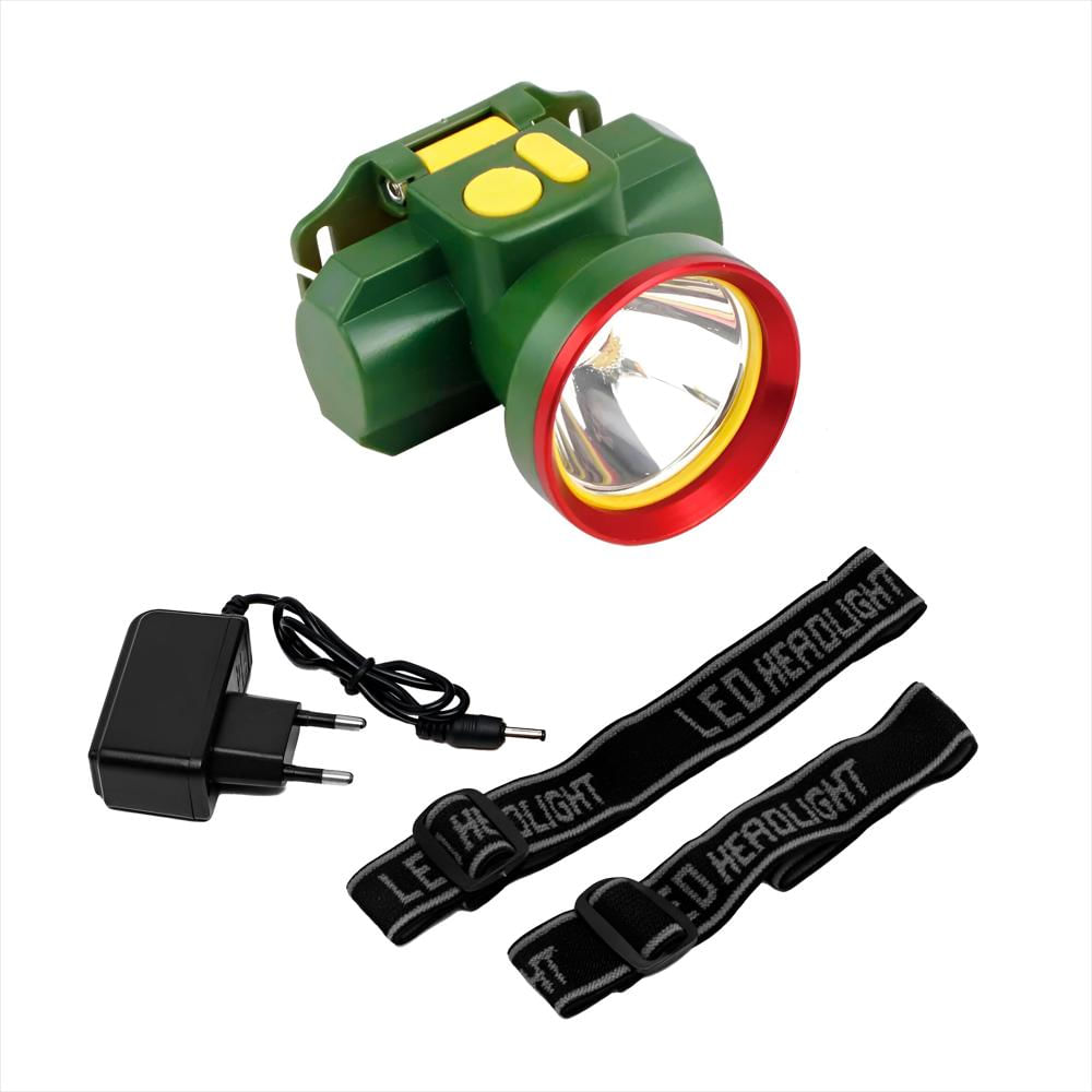 Lampara Linterna Tactica Led Minera Cabeza Recargable Xj4610 img #5