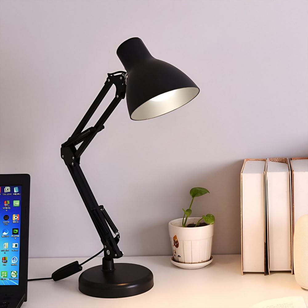 Lampara Para Escritorio Estudio Ajustable Con Brazo Flexible img #4