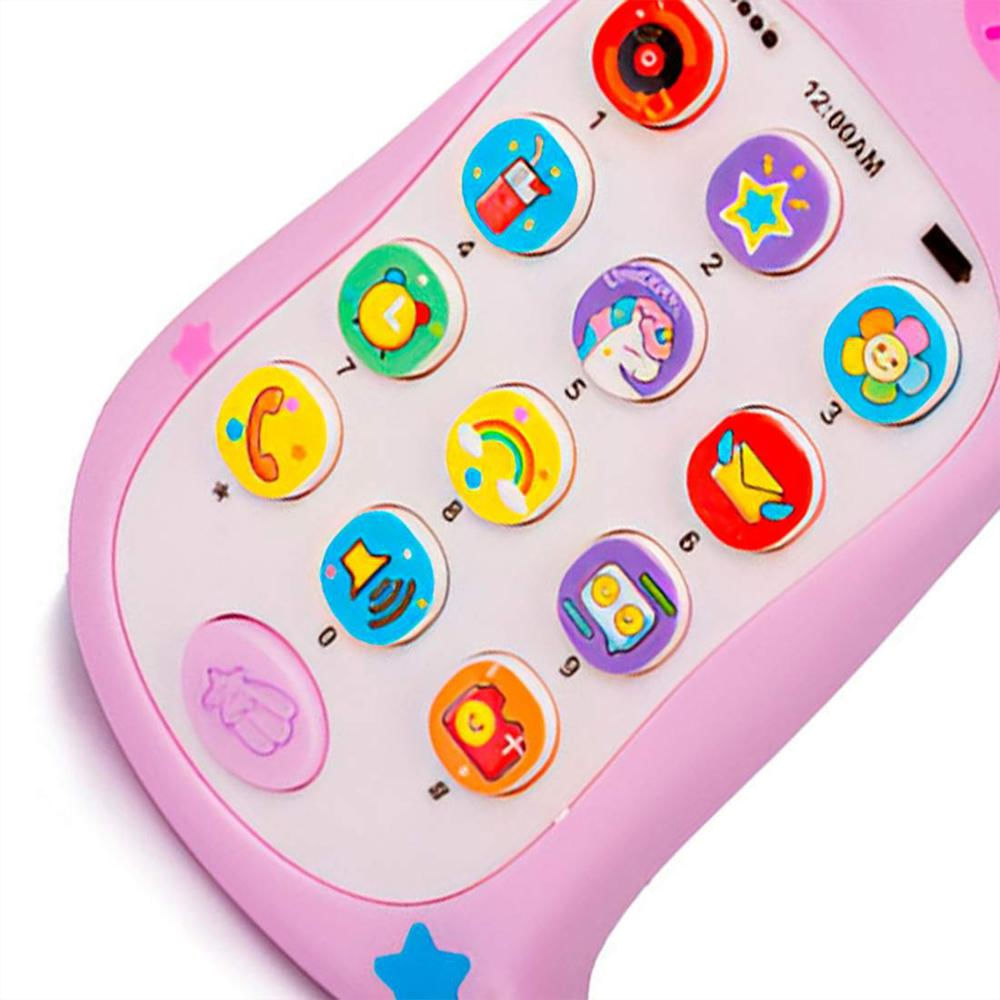 Teléfono Celular Juguete Musical Unicornio Niña + Bateria img #4