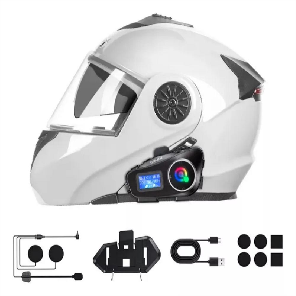 Intercomunicador Para Casco Moto Fm Bluetooth Q 58 Max img #2