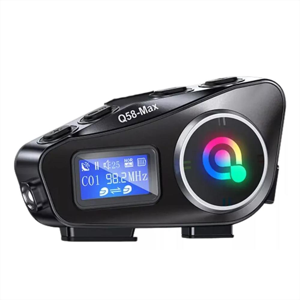 Intercomunicador Para Casco Moto Fm Bluetooth Q 58 Max img #4