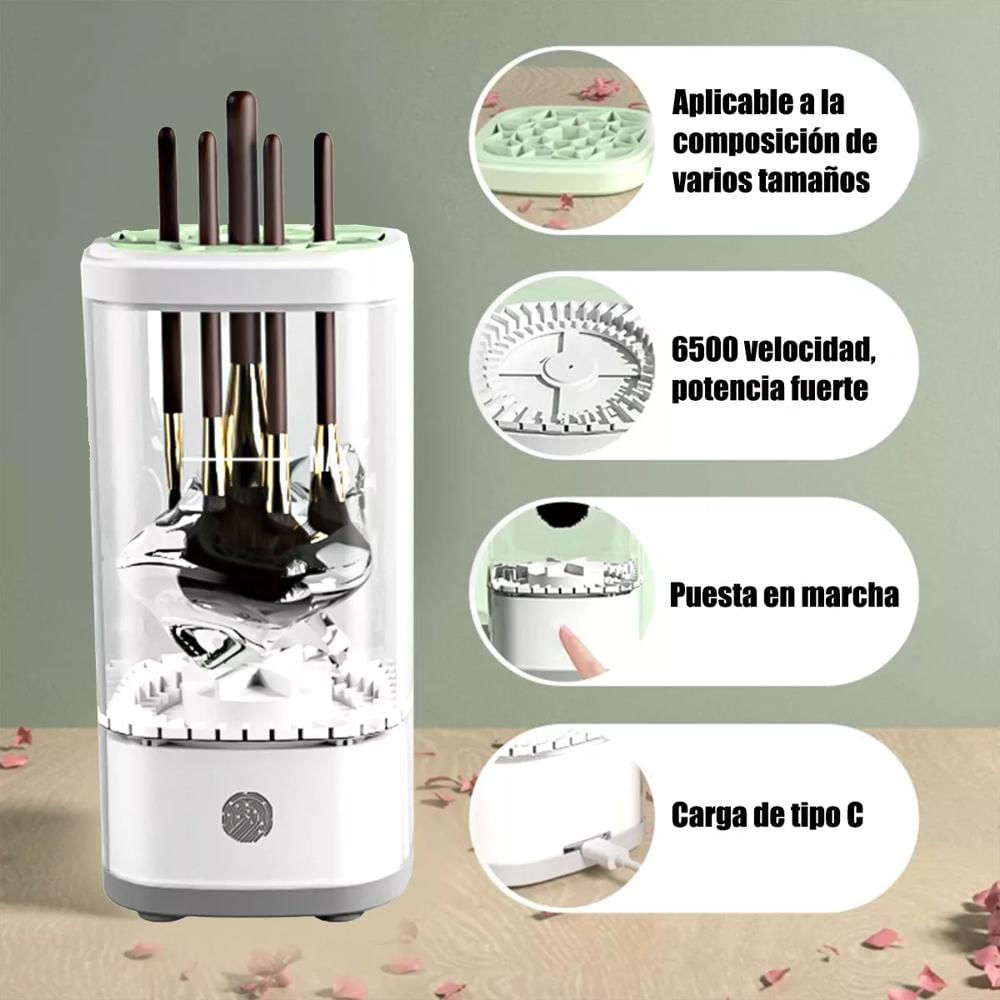 Limpiador Eléctrico Automático De Brochas De Maquillaje img #4