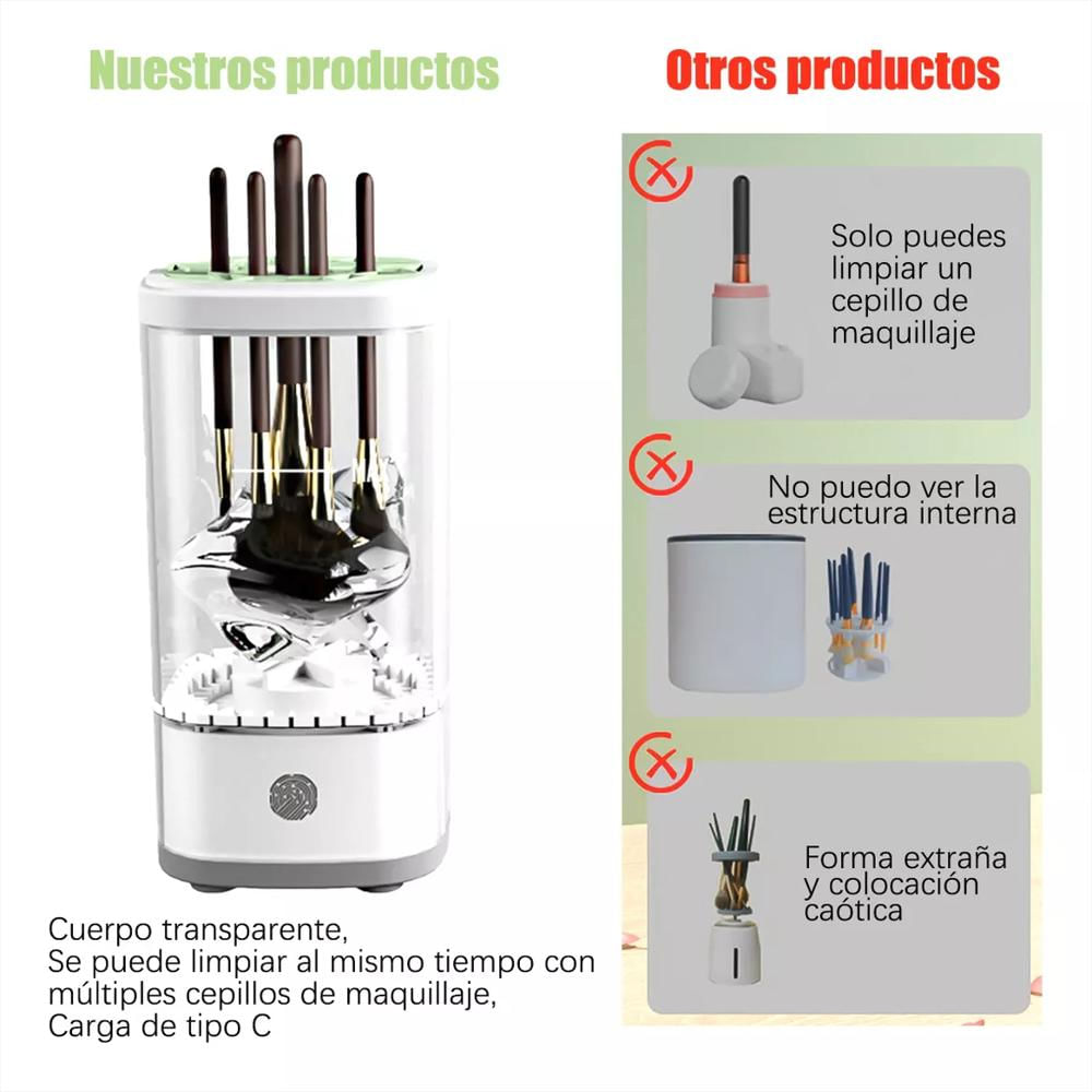 Limpiador Eléctrico Automático De Brochas De Maquillaje img #5