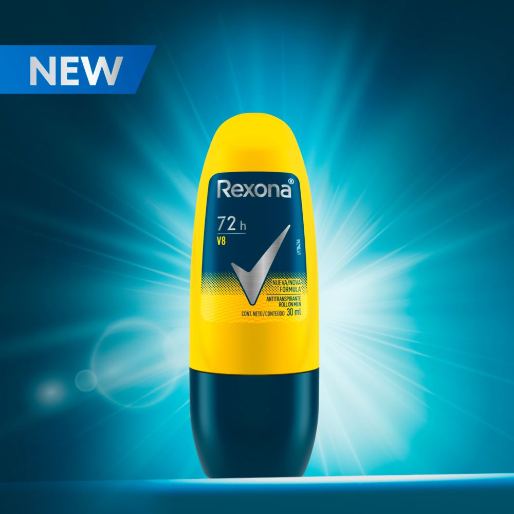 Desodorante REXONA V8 roll on hombre (30  ml) img #2