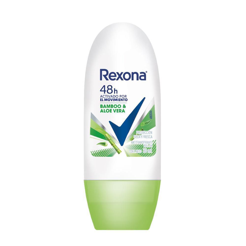 Desodorante REXONA bamboo mini roll on (30  ml) img #1