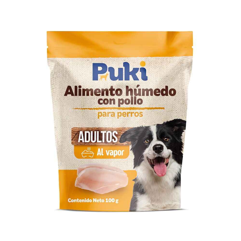 Alimento Hum Pollo Perros PUKÍ 100  gr img #1
