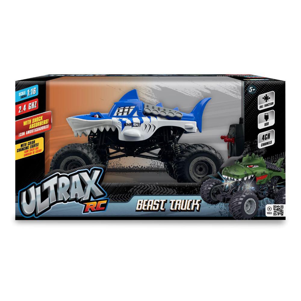 carro Raidio control BOING TOYS Monster Truck Tiburón img #1