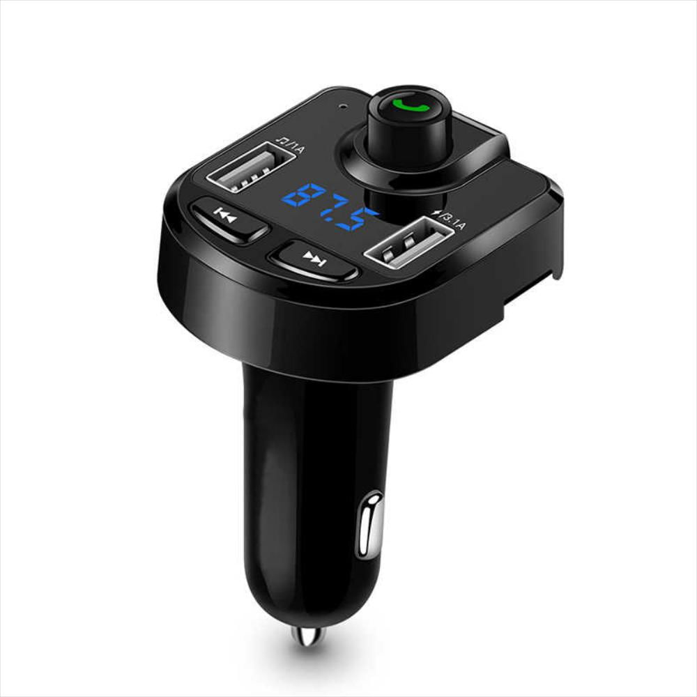 Transmisor Inalámbrico Bluetooth Radio Fm Mp3 Cargador Usb img #1