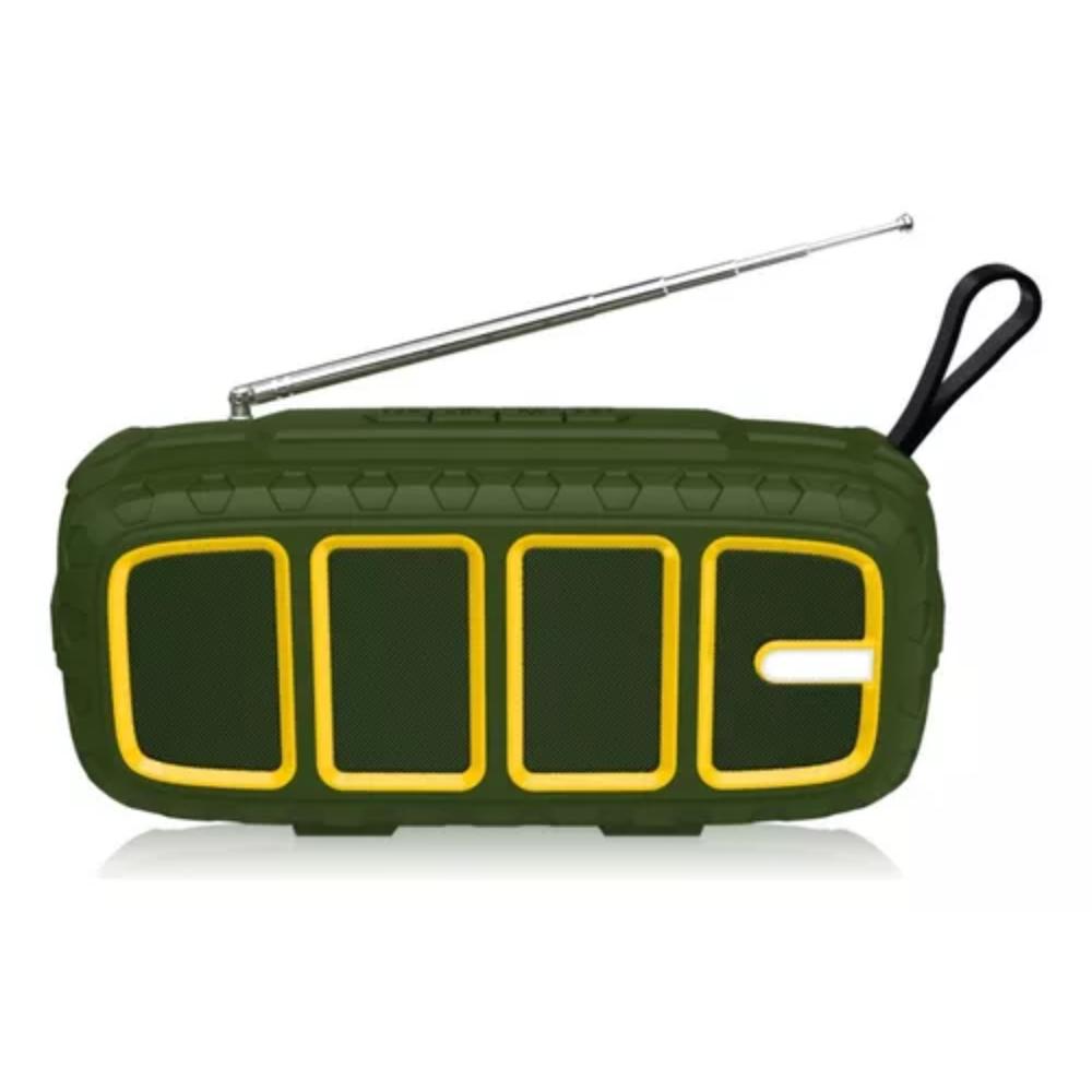Bocina Parlante Portable Bluetooth Speaker Radio Verde img #1