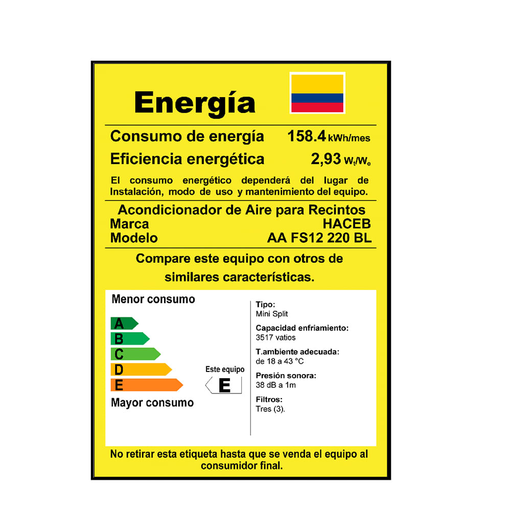 Aire Acondicionado Mini Split 12000 Btu 110V As S12 128Bl img #2