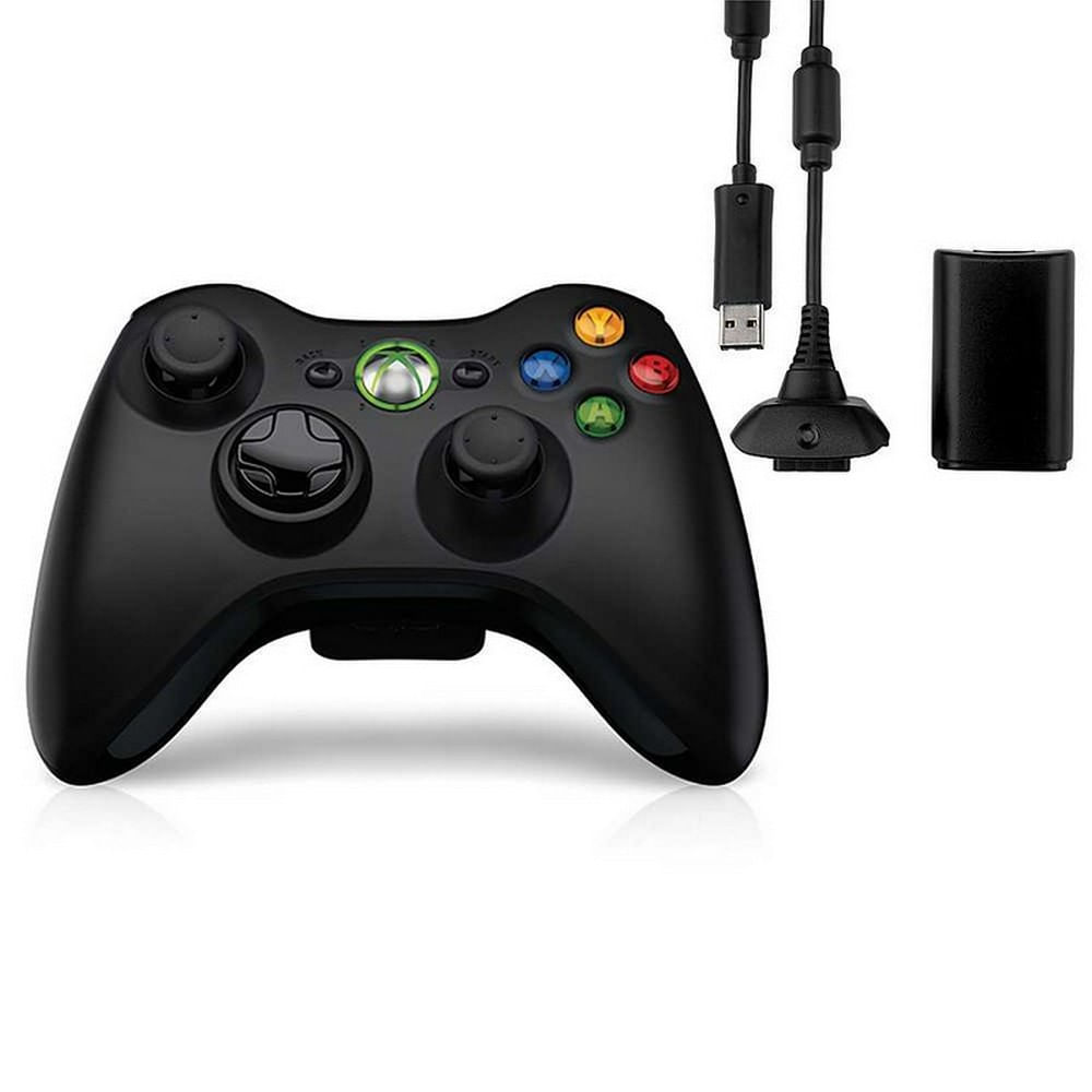 Kit Carga Y Juega Xbox 360 Bateria Recargable Negro img #4