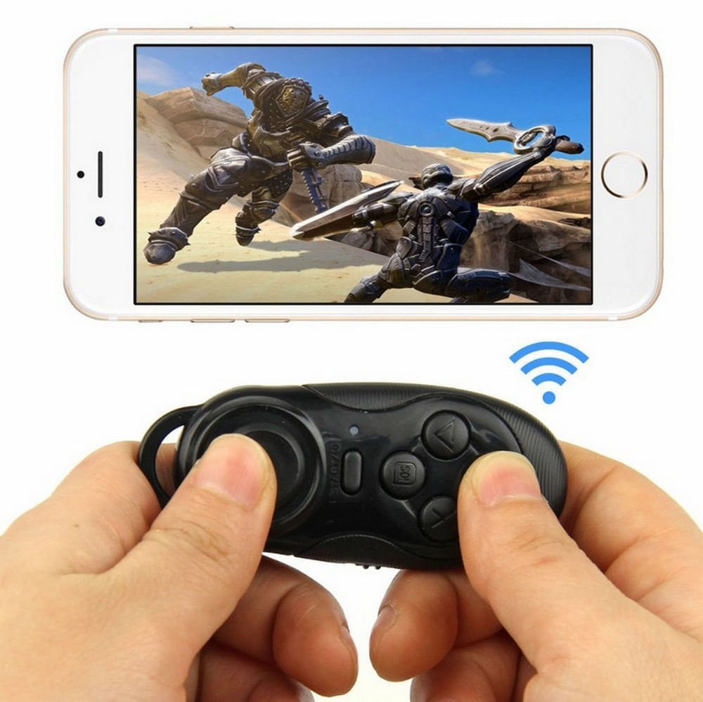 Control Joystick Botón Selfie Y Mouse 5 En 1 Bluetooth Negro img #3