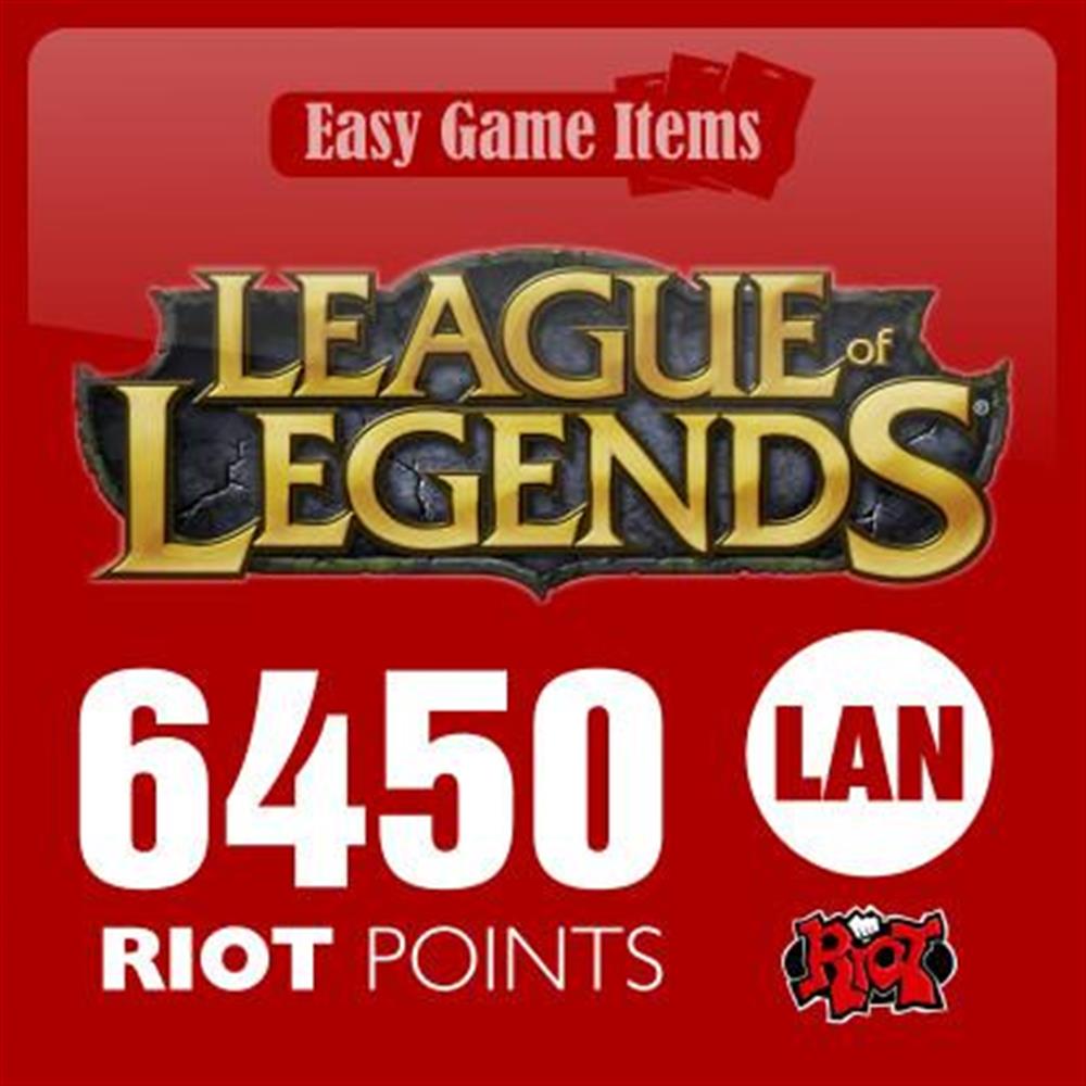 Lol 6450 Riot Pin Lan Codigo Digital