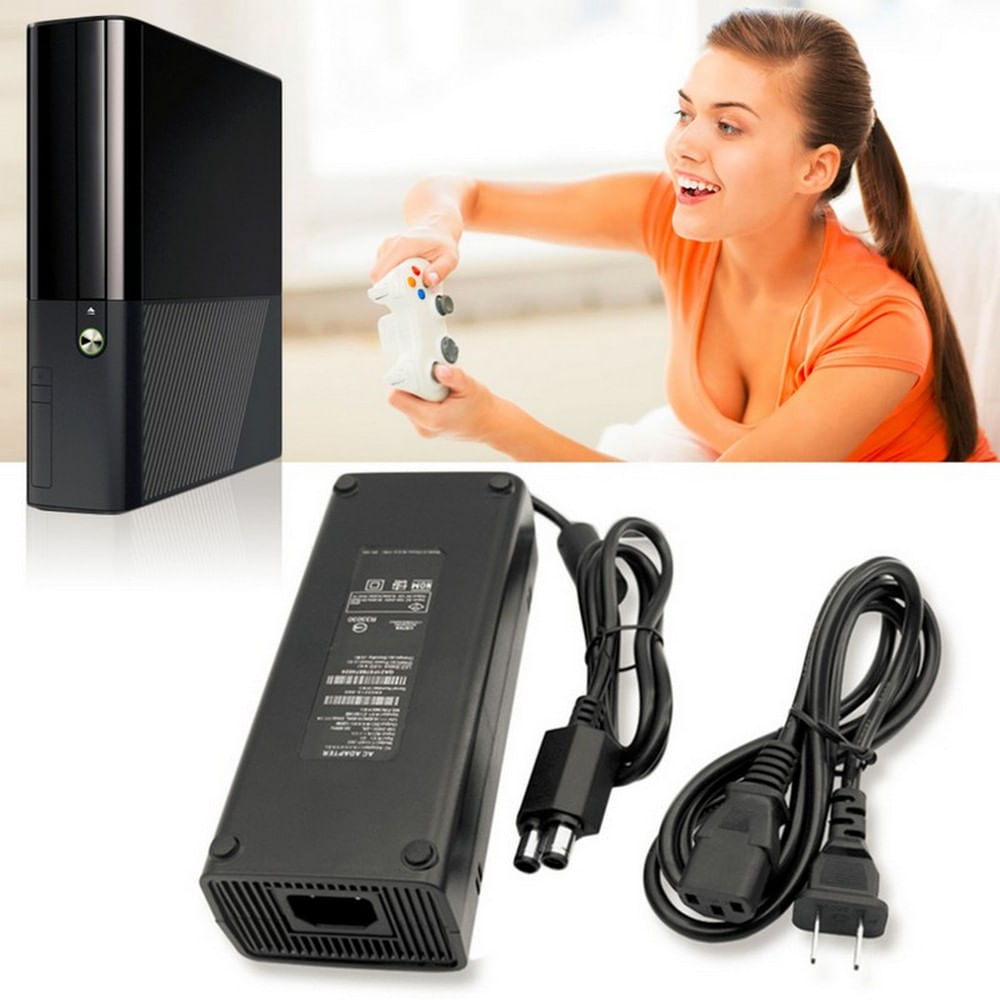 Adaptador De Corriente Fuente Poder Xbox 360 Slim Negro img #1