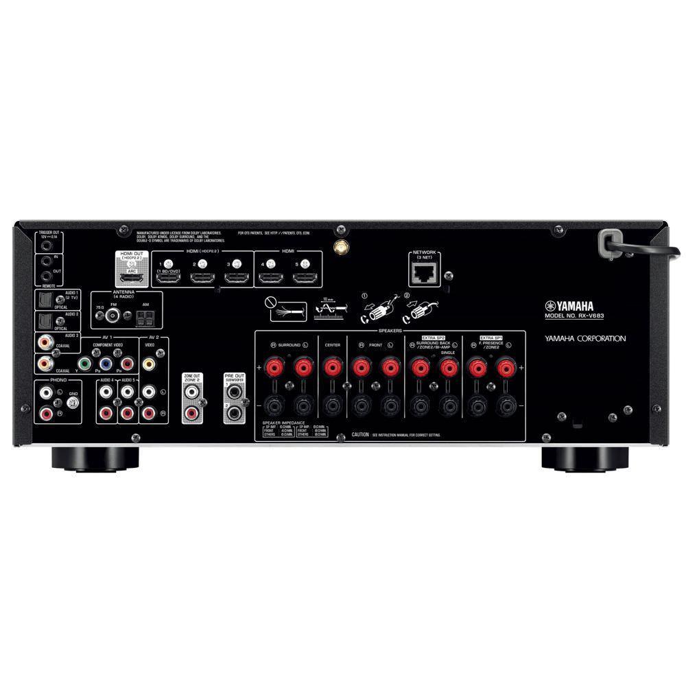 Amplificador Yamaha RXV683 7.2 canales Bluetooth Negro img #3
