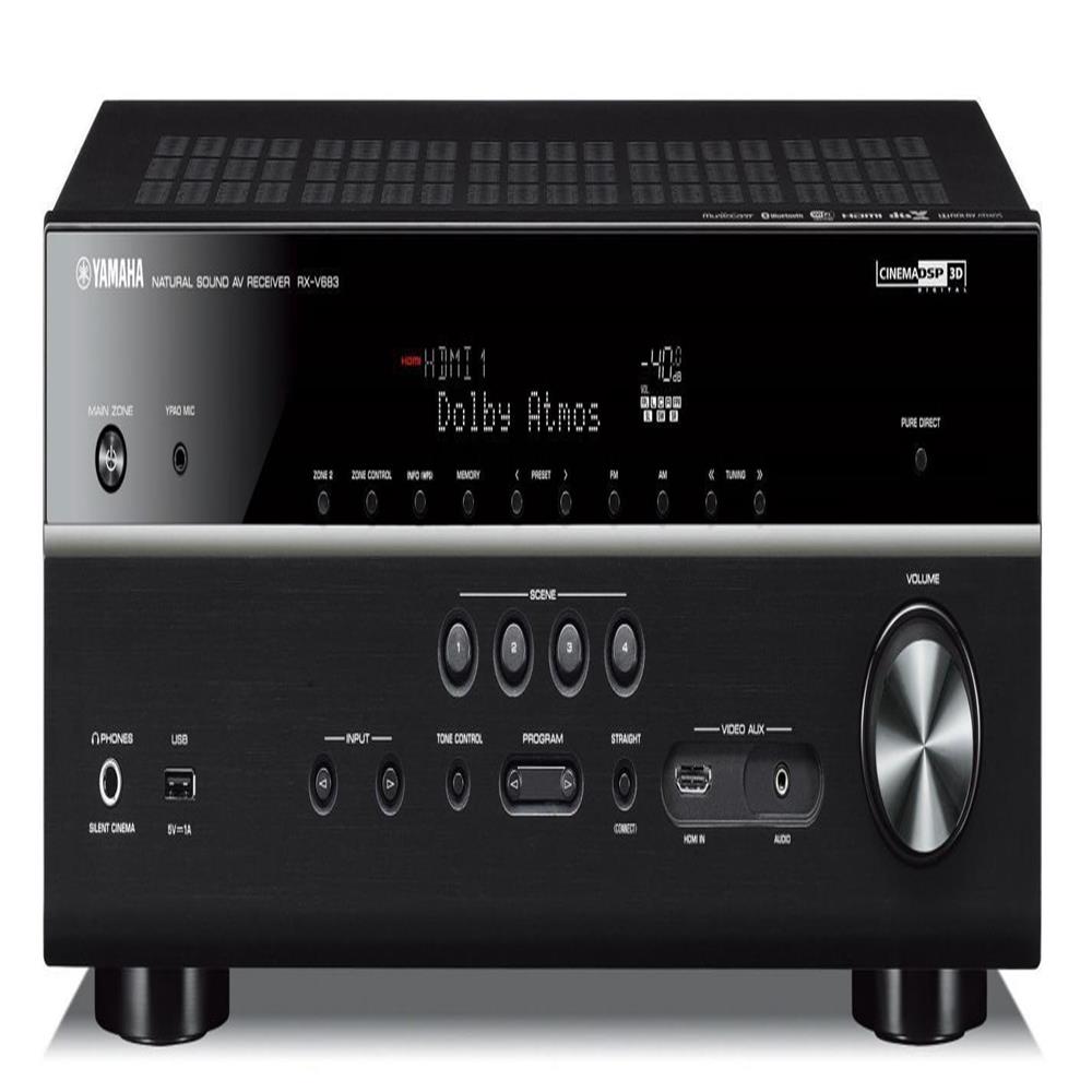 Amplificador Yamaha RXV683 7.2 canales Bluetooth Negro img #4