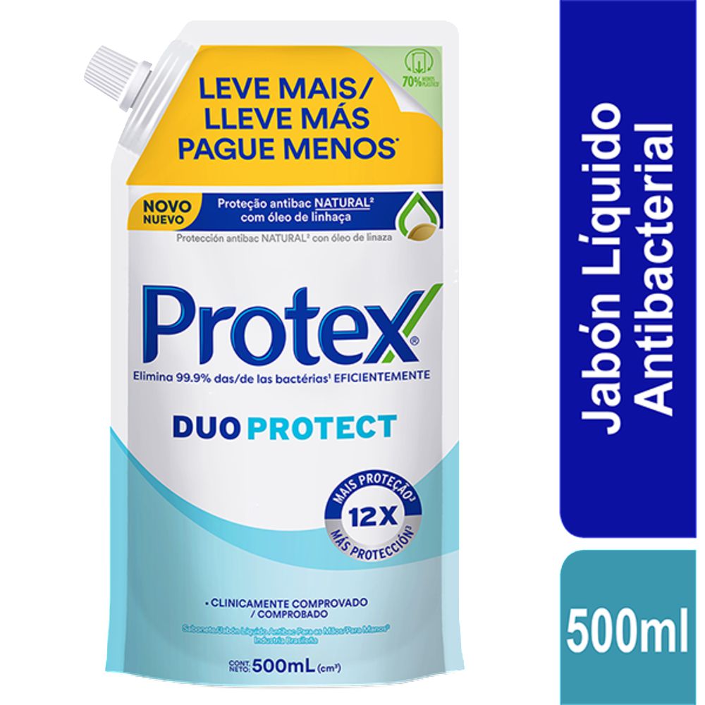 Jabón líquido para manos PROTEX Duo Protect Corporal (500  ml) img #1