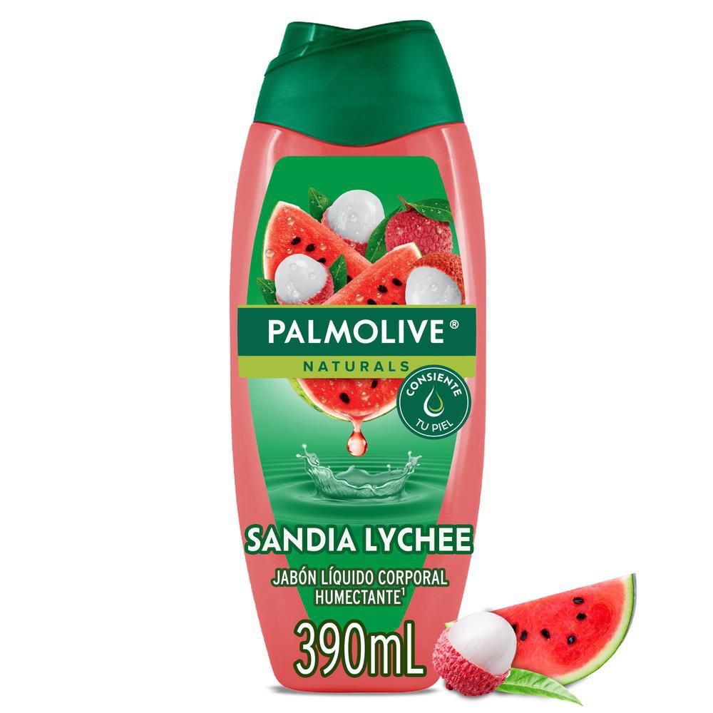 Jabón líquido para cuerpo PALMOLIVE sandía y lychee (390  ml) img #1