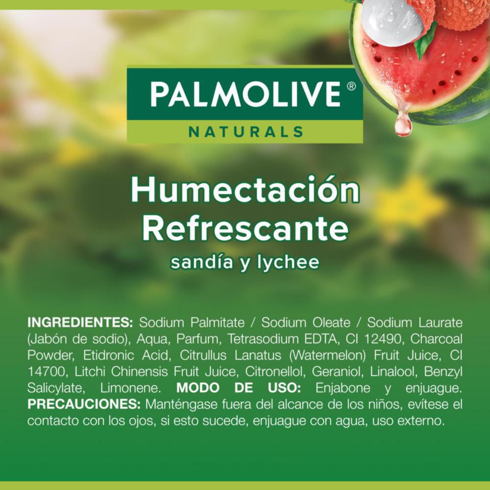 Jabón líquido para cuerpo PALMOLIVE sandía y lychee (390  ml) img #6