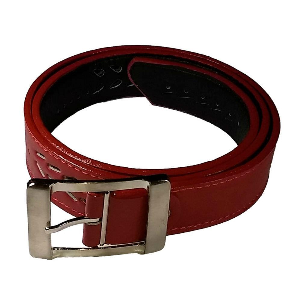Correa Ancha En Cuero Para Dama Color Rojo img #1
